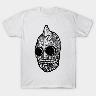 Sleestak Face (Black Outline) T-Shirt